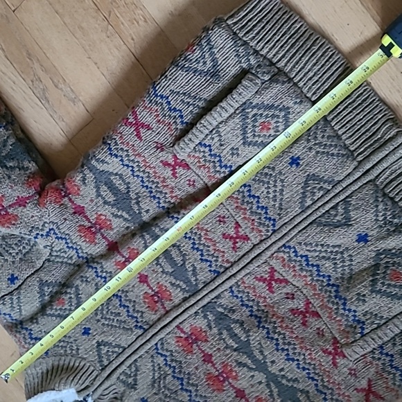 L.L Bean  wool sweater jacket  fleece lined - Picture 15 of 16